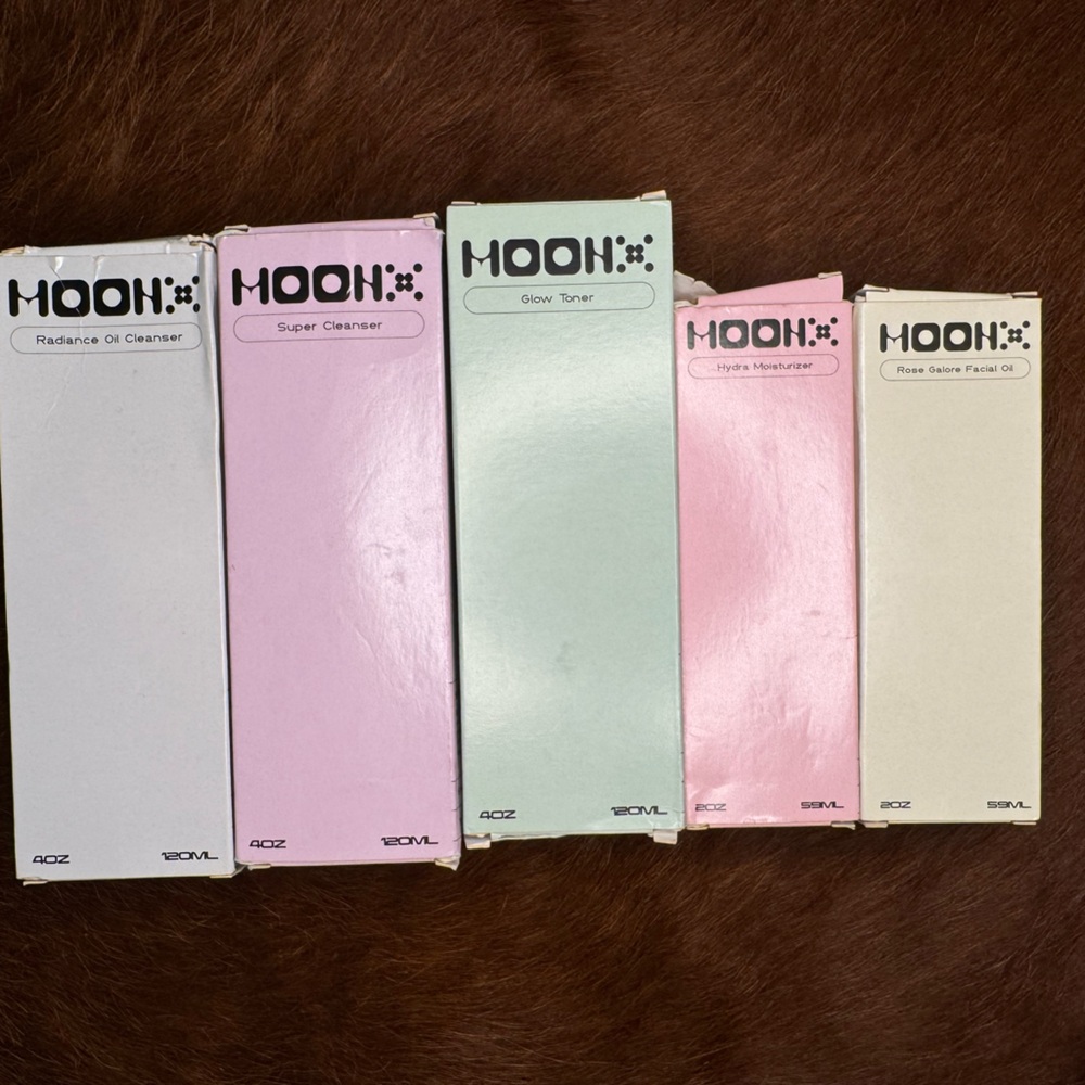 Moon Collection Cleanser & Exfoliant , Toner and Moisturizer System